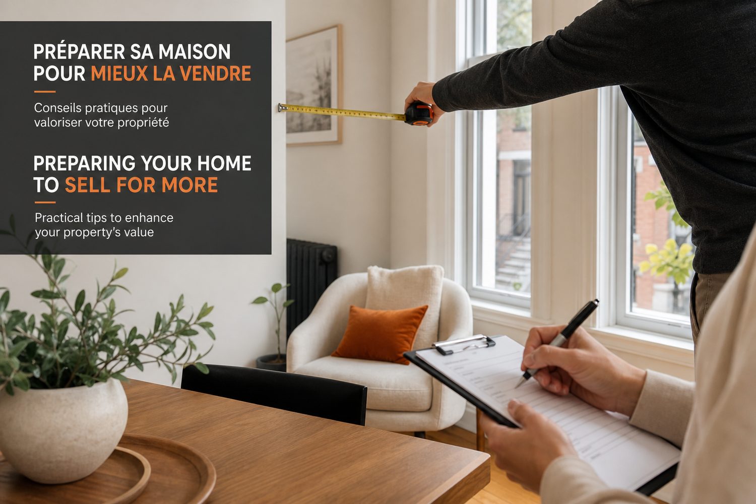 Mesure et préparation d’une pièce